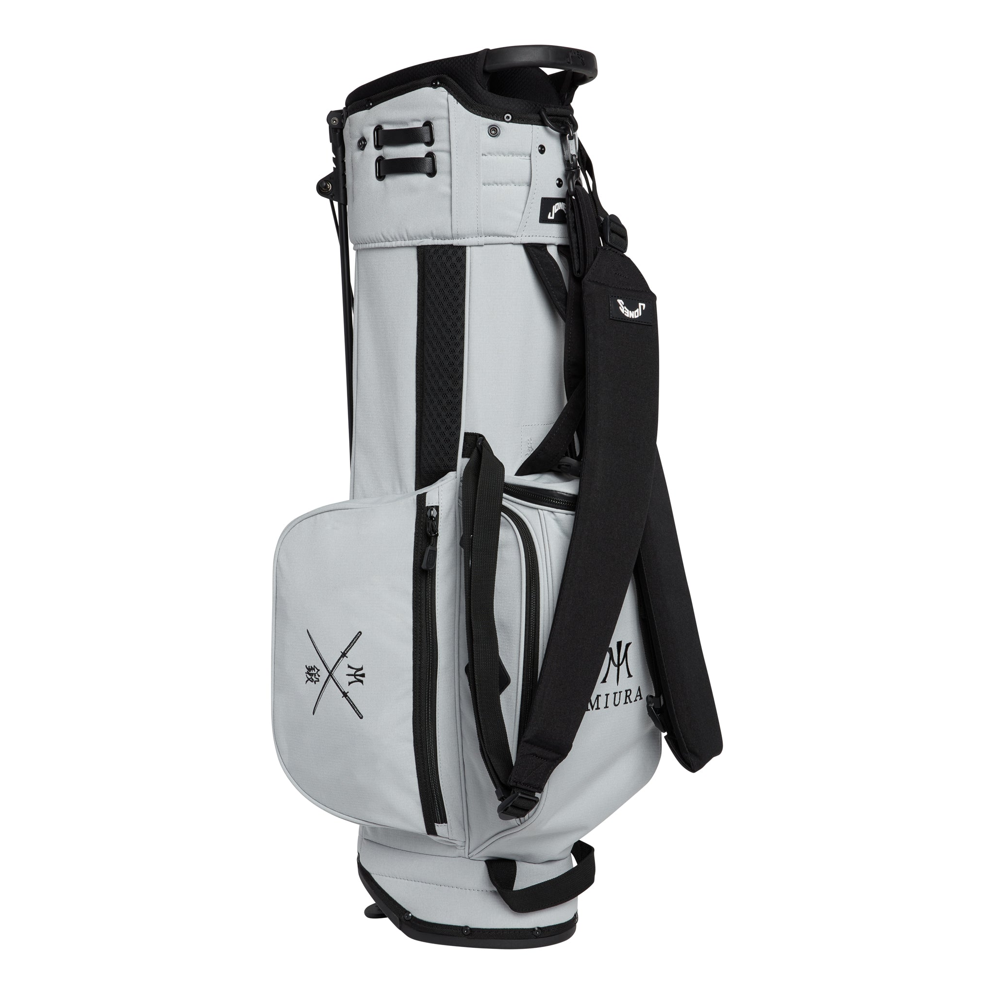 Modern Script Trouper Bag - Moon Grey | Golf Bags | Miura Golf