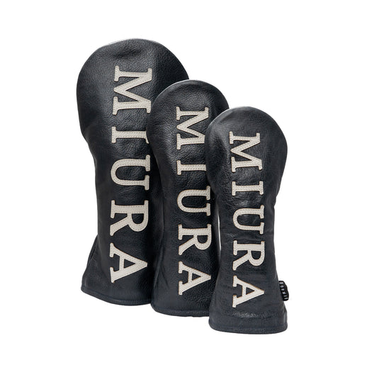Block Text Palma Polo Blue Driver Headcover | Miura Golf