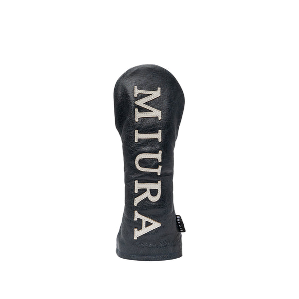 Block Text Palma Polo Blue Hybrid Headcover | Miura Golf