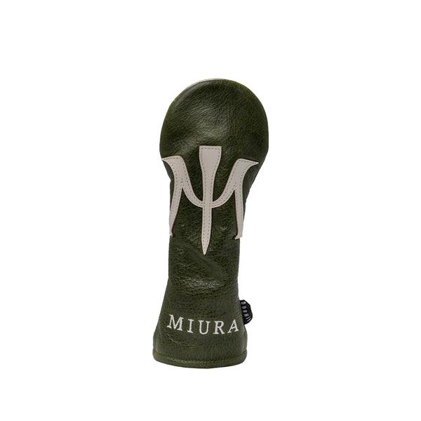 Icon Palma White/Green Hybrid Headcover | Miura Golf