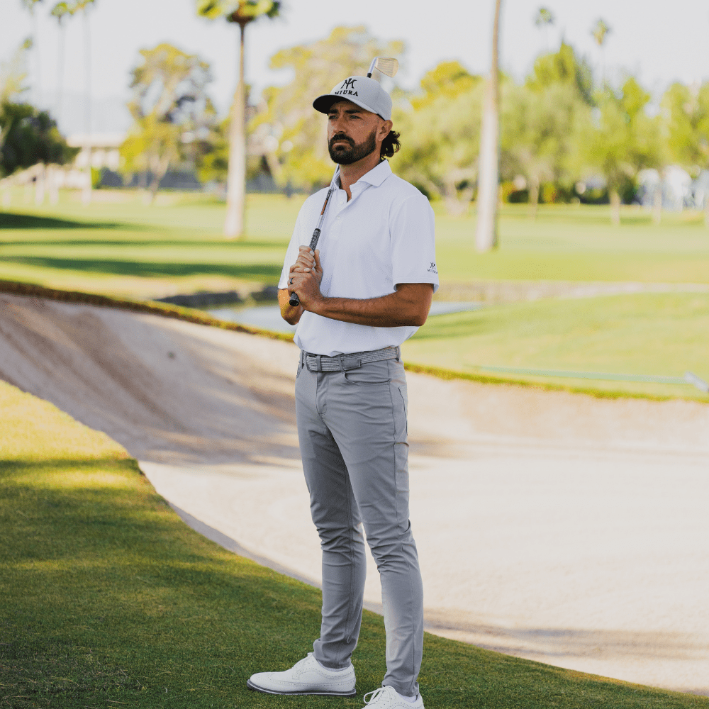 Polo white golf sales shirt