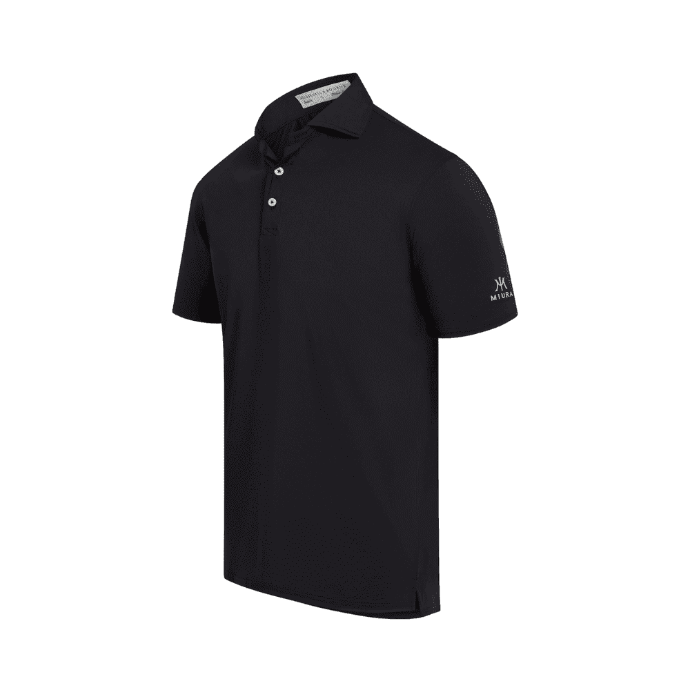 Black online golf shirt