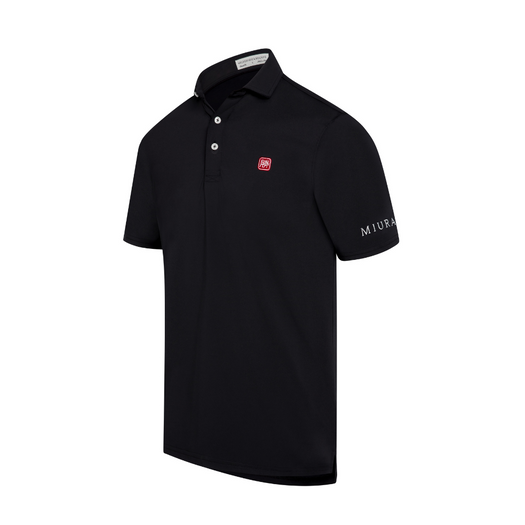 GOOLD GOLF ROCKERS MIEZ POLO KANO-KO 黒 Kaicho Performance Polo | Kaicho Collection | Miura Golf