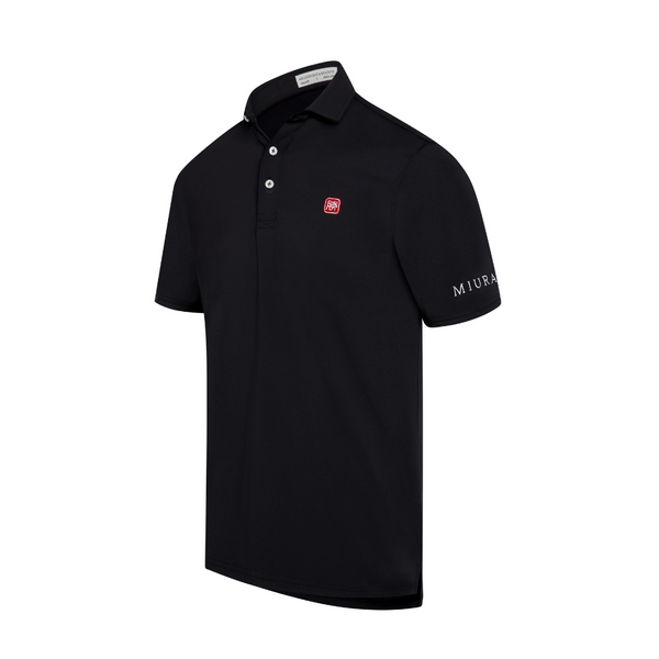 GOOLD GOLF ROCKERS MIEZ POLO KANO-KO 黒 Kaicho Performance Polo | Kaicho Collection | Miura Golf