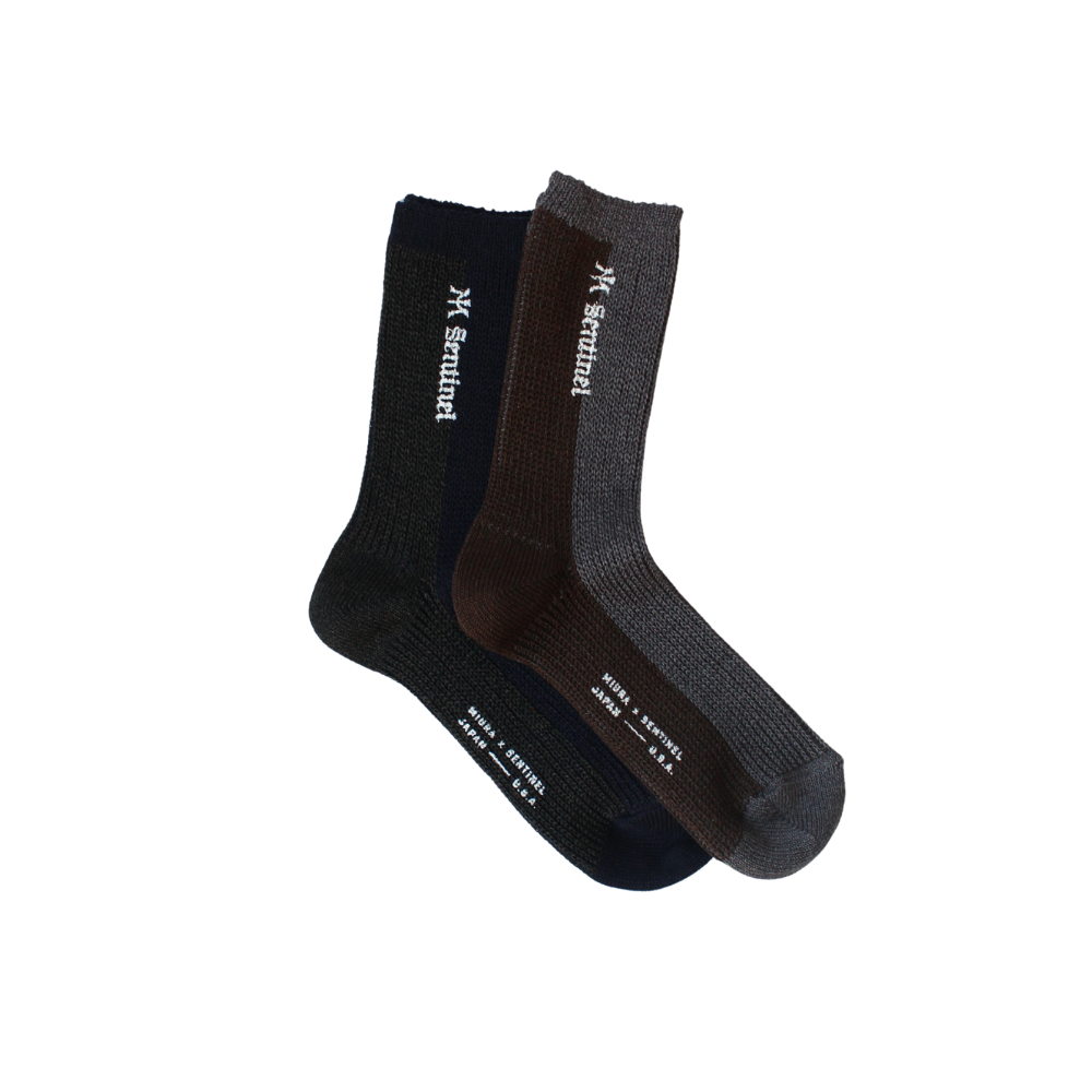 Miura x Sentinel Sock 2-Pack